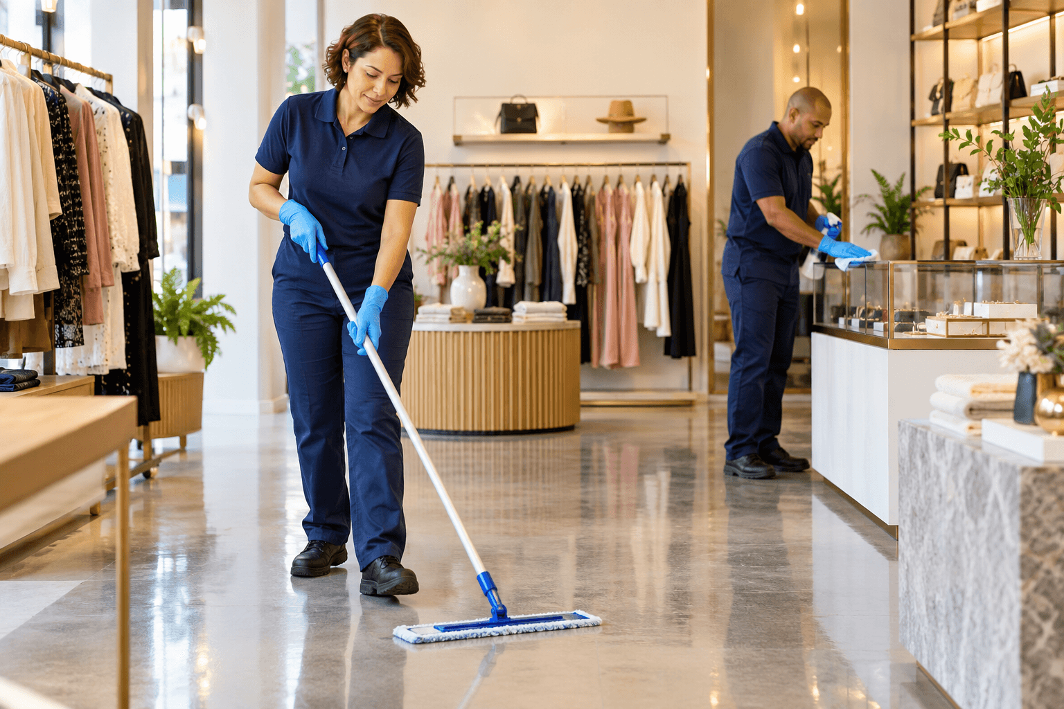 Retail & Commercial Cleaning service